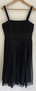 Ladies Coast Kirby dress pleated black cocktail dress new with tags Size 14 - Picture 1 of 5