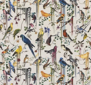 DESIGNERS GUILD/CHRISTIAN LACROIX FABRIC BIRDS SINFONIA JONC FCL7024/03   - Picture 1 of 1