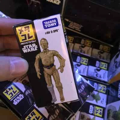 Figura de metal fundido a presión Metacolle Takara Tomy C-3PO con caja Foto 1 de 3
