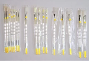ROYAL SOFT-GRIP SNOWHITE ART OIL/ACRYLIC PAINT BRUSHES - 17 PCS. VAR. - NEW - Picture 1 of 1