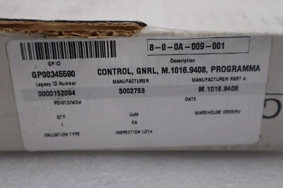 NEW Giddings & Lewis M.1016.9408/M10169408 ANALOG I/O MODULE STOCK 303-C - Image 1 of 3