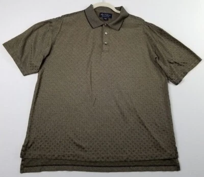 Polo de golf Byron Nelson para hombre L grande multicolor diamante manga corta algodón Foto 1 de 4