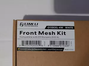 Lian Li Front Mesh Kit O11DEXL-4W White Compatible with O11 Dynamic EVO XL New - Afbeelding 1 van 2