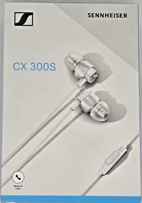 Sennheiser CX 300S In-Ear Kopfhörer weiß Headset mit Kopfhörer Kabel NEU