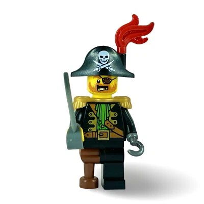 LEGO PIRATAS Pirata Capitán Mini Figura 70413 Loro Foto 1 de 3