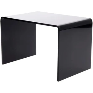 Plymor Black Acrylic Small Rectangular Display Riser, 5" H x 7.5" W x 5" D - Picture 1 of 2