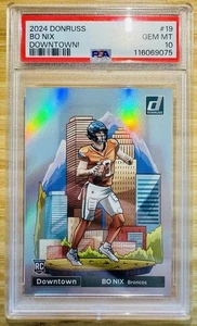 ¡Panini Donruss Downtown 2024! #19 BO NIX ROOKIE RC PSA 10 - Imagen 1 de 2
