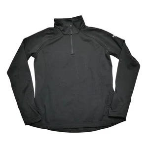 The North Face Pullover Damen Large schwarz Quarter Zip Stretch Sweater Raglan - Bild 1 von 9
