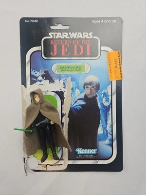 Figura Kenner Star Wars Luke Skywalker Jedi Knight 77 Back 1983 #70650 ROTJ Foto 1 de 4