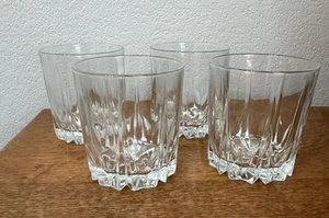 Set/4 Vintage Double Old Fashioned Glass Verona by Crystal Clear Industries - Picture 1 of 5