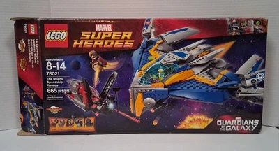 Lego Marvel Milano Spaceship Rescue 76021 100% complete, manuals & box! - Image 1 of 4