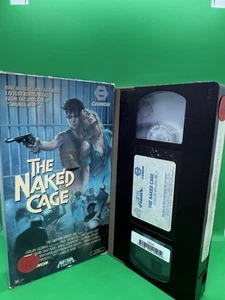 THE NAKED CAGE Vhs Media/Cannon Full Flap 1985 Women’s Prison - Picture 1 of 4