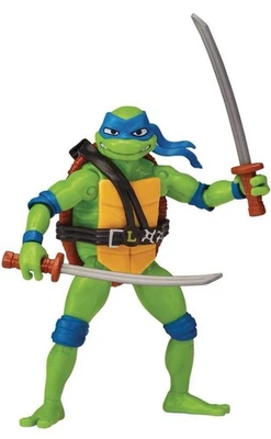 Figura de acción Teenage Mutant Ninja Turtles: Mutant Mayhem Leonardo 4,5" Foto 1 de 4