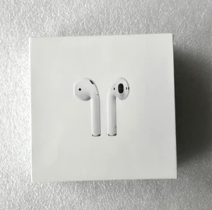 Apple Air Pods 2nd Gen Wireless Earbuds & Wired Charging Case New Sealed - Picture 1 of 4