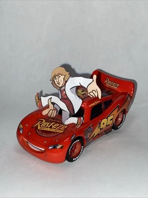 迪士尼皮克斯汽车定制欧文·威尔逊 Lightning McQueen 1:55 压铸 * 深切 * — 第 1/4 张图片