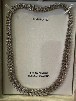 NUEVO EN CAJA - Collar Victoria Townsend Chapado en Plata Diamante Genuino Foto 1 de 4