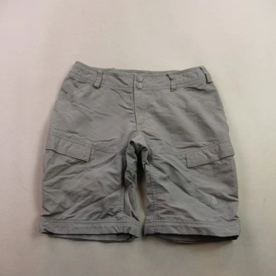 Pantalones Cortos North Face Para Mujer 4 Bolsillos de Carga Ligeros Informales Gris Exterior Foto 1 de 4