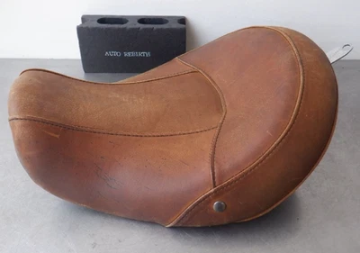 Harley Davidson Dyna genuino 06-17 bajo perfil solo asiento envejecido marrón #4139 Foto 1 de 4