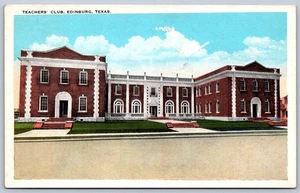 K41/ Edinburg Texas Postkarte um 1910 Lehrer Club Gebäude 103 - Bild 1 von 2