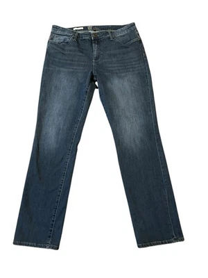 Kut from the Kloth Katy Boyfriend Jeans Womens Sz 12 (34x30) Dark Flap Pockets - Image 1 of 4