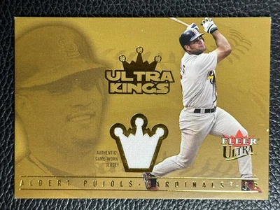 2005 Fleer Ultra Ultra Kings Gold Albert Pujols /150 Game Worn Jersey  - Image 1 of 2