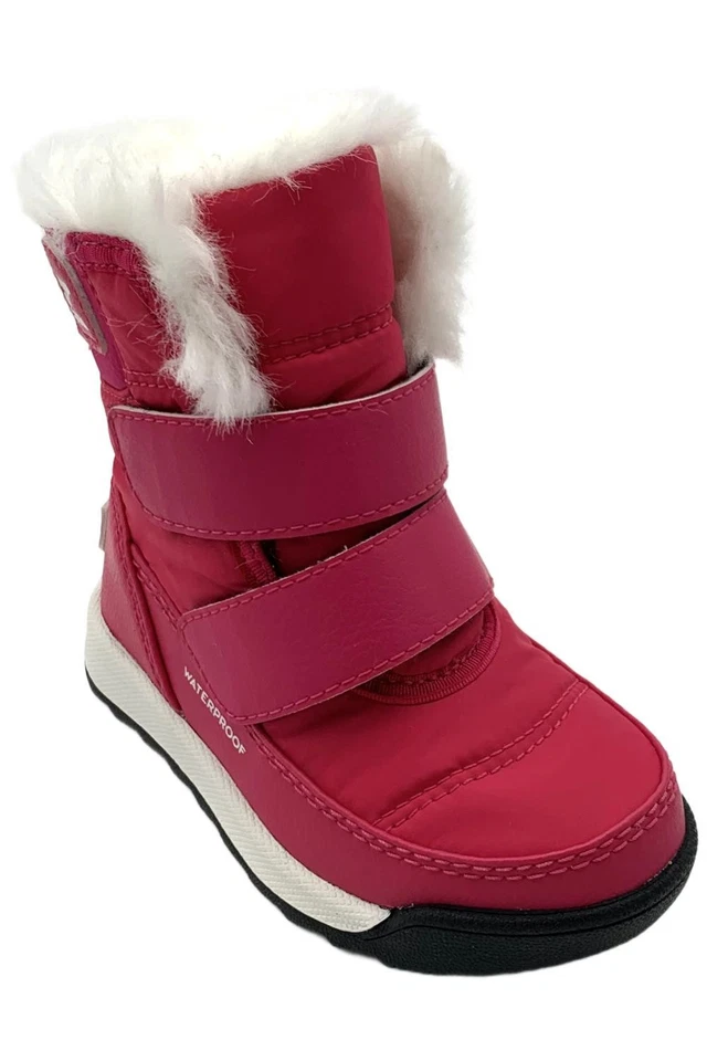 Botas Sorel para niñas pequeñas Whitney II forradas de piel rosa Foto 1 de 3