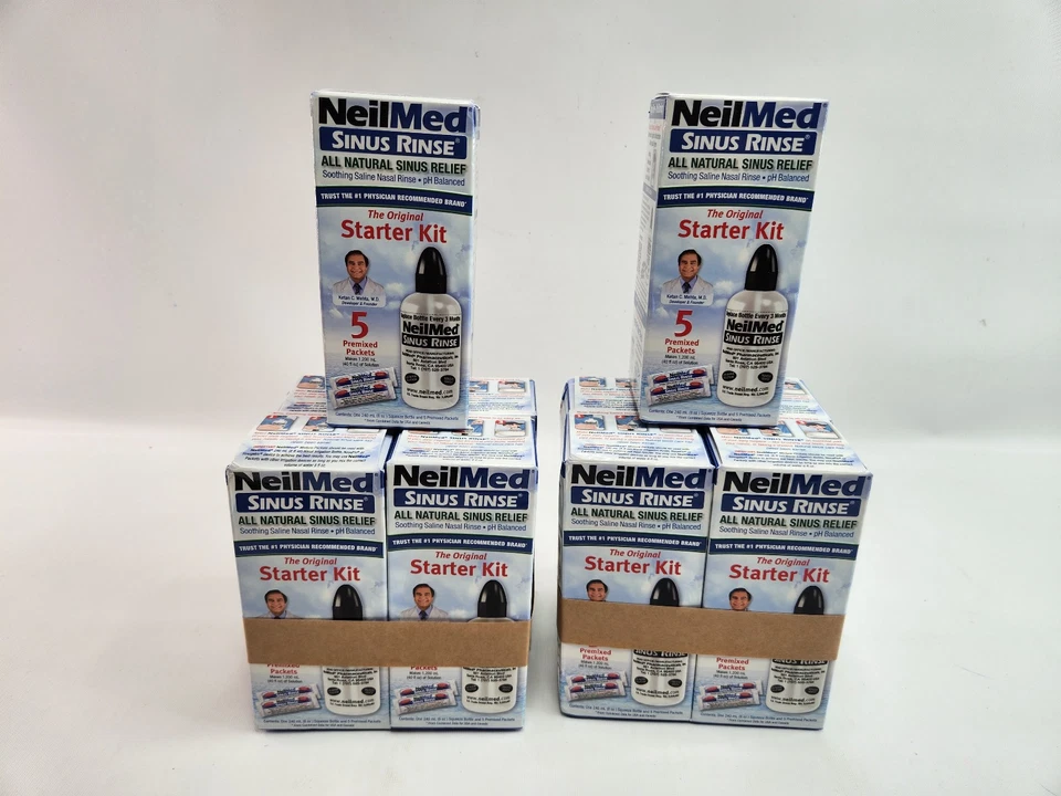 NeilMed Sinus Rinse Starter Kit - 5 Packets Bottle