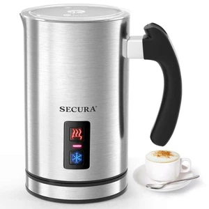 Secura Electric Milk Frother, Automatic Milk Steamer Warm or Cold Foam Maker for - Picture 1 of 7