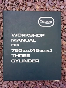 Triumph Trident T150 Factory Workshop Manual (Original) - Picture 1 of 4
