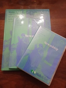 Set / Lot Math-U-See STEWARDSHIP DVDs, Instruction/Textbook, Biblical Founda.. - Picture 1 of 1