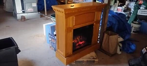 Electric Fireplace With Remote - Picture 1 of 2