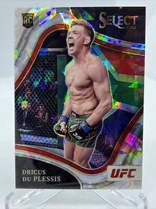 2022 Dricus Du Plessis Panini Select UFC #242 OCTAGONSIDE Rissiges Eis #/8 Rookie - Bild 1 von 6