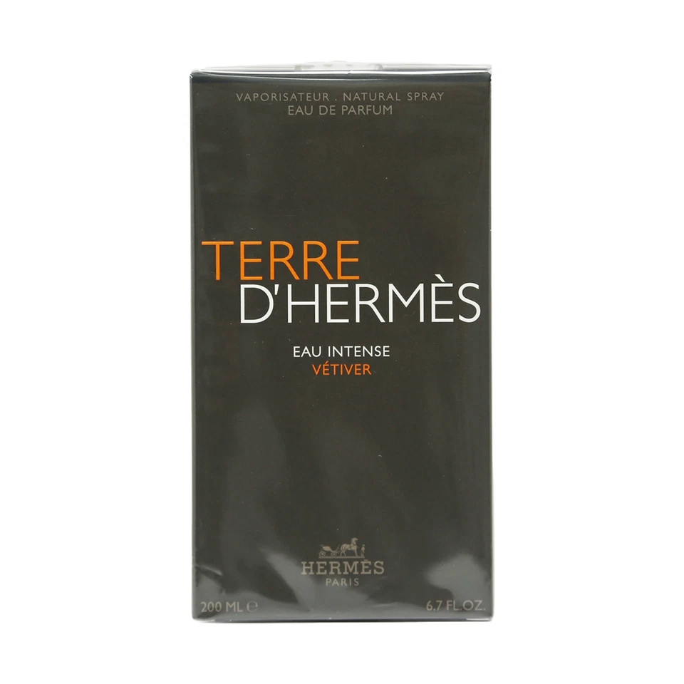 Hermes Terre d'Hermes Eau Vetiver Intenso Hombres EDP 200 ml/6,7 oz Botella Spray ¡NUEVO!! Foto 1 de 1