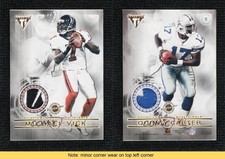 2001 Pacific Private Stock Titanium Game-Worn Jerseys #5 Rookie Dual Patch RC
