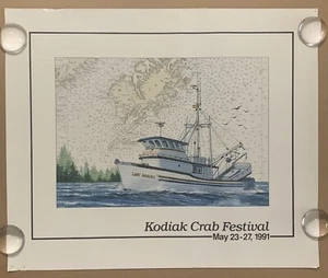 Póster del evento Kodiak Alaska Cangrejo Festival 1991 - Imagen 1 de 15