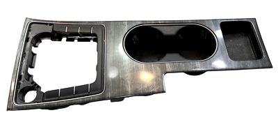 Cubierta del panel de la cubierta de la palanca de cambios de la consola central Passat Volkswagen con portavasos OEM 16-19 Foto 1 de 4