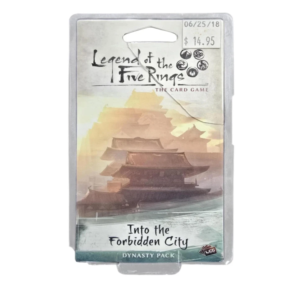 Legend of the Five Rings Into the Forbidden City Dynasty Pack SEALED DAMAGED PKG - Image 1 of 1