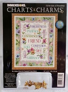 Dimensions Charts & Charms "Heaven's Gift #72305 Victoria Howard 