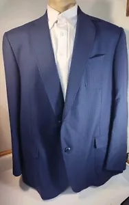 Robert Graham CLR Men's Navy Blue Black Geometric Blazer Jacket Tuxedo 50L - Picture 1 of 12