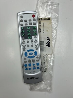 Curtis DVD5038 Home Theatre System Replacement Remote Control, Silver - OEM NOS - Image 1 of 2