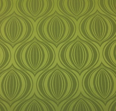 OUTDURA PUMPKIN PESTO GREEN GEOMETRIC OUTDOOR INDOOR MULTIUSE FABRIC BY YD - Image 1 of 4