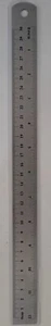 12"/30 cm Stainless Steel Metal Rulers School Office Shop Inches/Centimeter 1/Pk - Picture 1 of 1