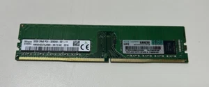 SK Hynix 32gb PC4-3200AA 2Rx8 DDR4 ECC UDIMM Unbuffered Memory HMAA4GU7AJR8N-XN - Afbeelding 1 van 1