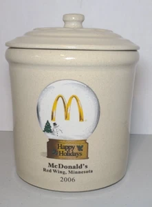 2006 Red Wing Steingut McDonald's Topf #16/200 mit Gänseblümchen Deckel - Bild 1 von 14
