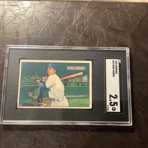 1951 Bowman SET BREAK #32 Duke Snider SGC 2.5 HOF Brooklyn Dodgers Baseball Card