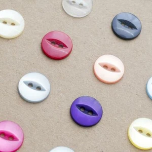 FISHEYE BUTTONS - Choice of Size, Colour and Amount - Picture 1 of 14