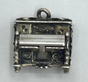 Vintage Beau Sterling Silver Piano Charm for Bracelet - Picture 1 of 10