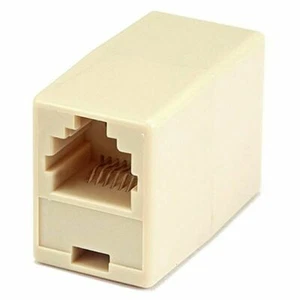 RJ12 6P6C 6wire Coupler Female-F,Phone/Telephone Cable/Cord/Wire Joiner New - Bild 1 von 1
