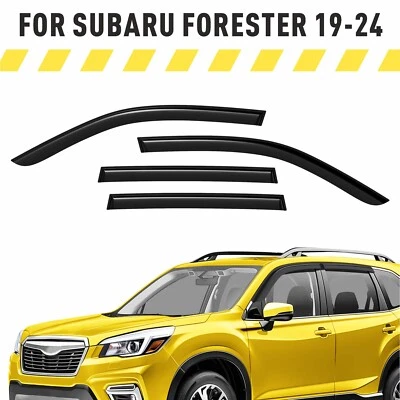 Side Window Deflectors Rain Guards for 2019-2024 Subaru Forester - Image 1 of 4