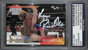 Kevin Randleman Signed 2006 Pride FC Rookie Card 70 PSA/DNA COA RC UFC Autograph - Picture 1 of 24